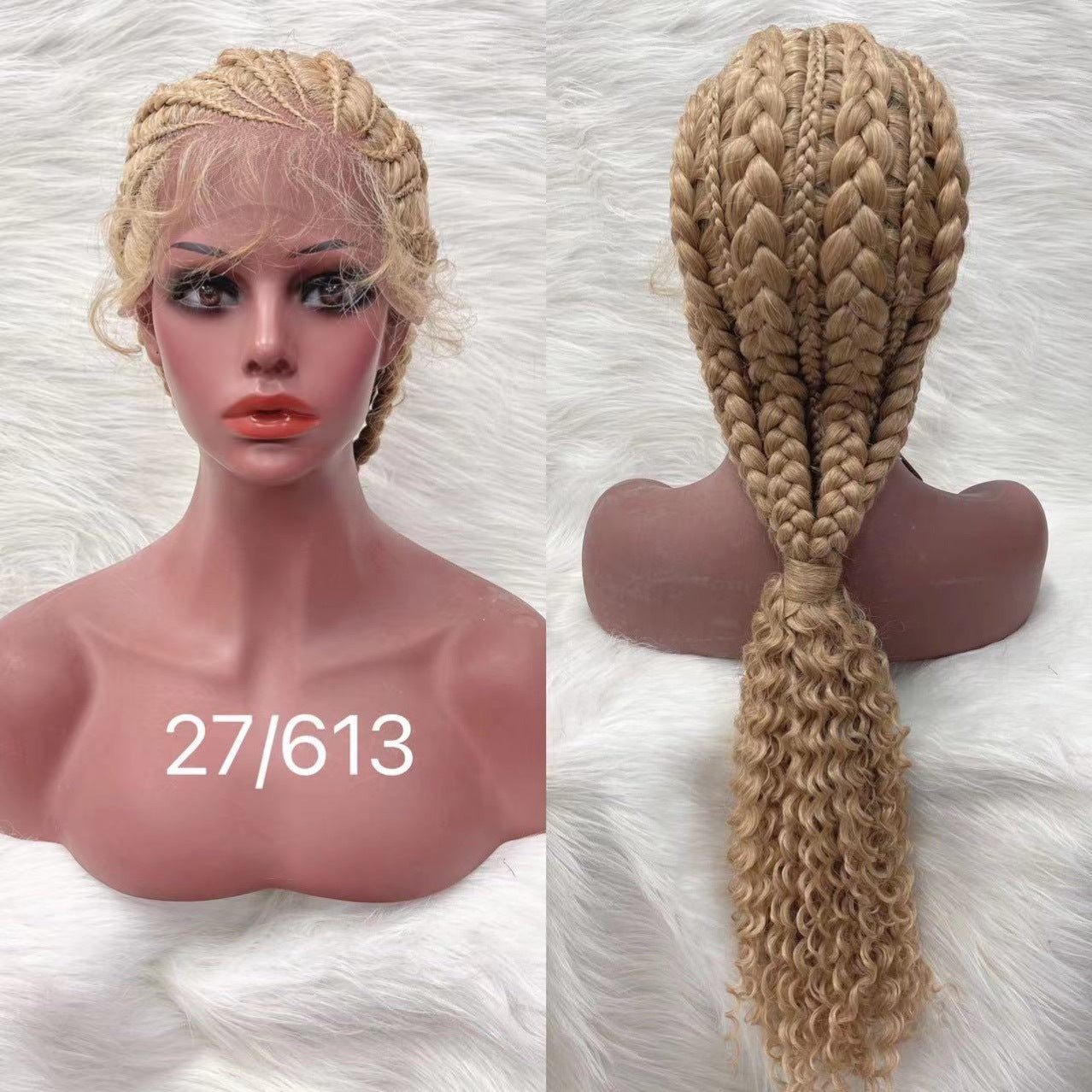 2022 Latest Style Front Lace Braided Wigs