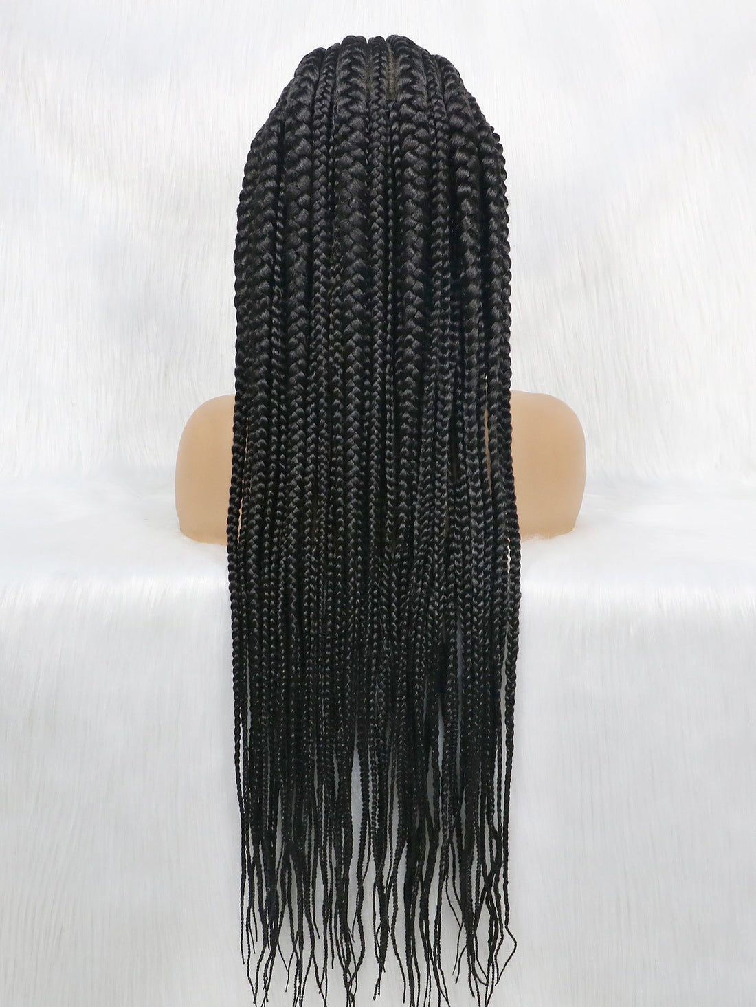 38 Inch 100% Hand-Braided LACE Braided Wigs