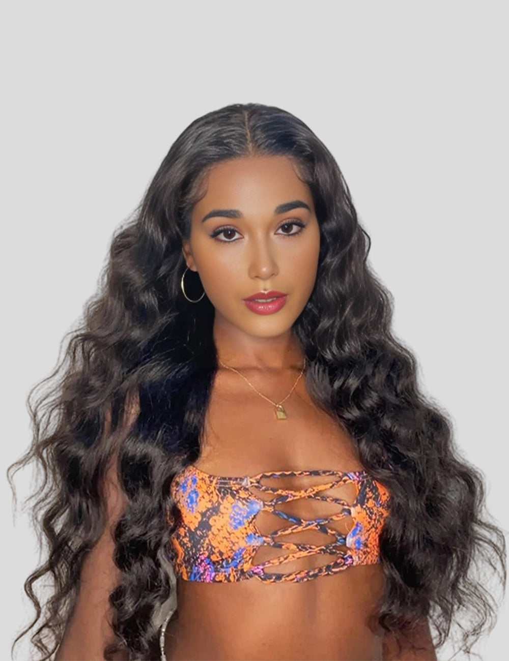 Invisible Knots Loose Deep Wave Wig Glueless Wigs 13x6 Lace Frontal Wigs Pre Cut Wigs