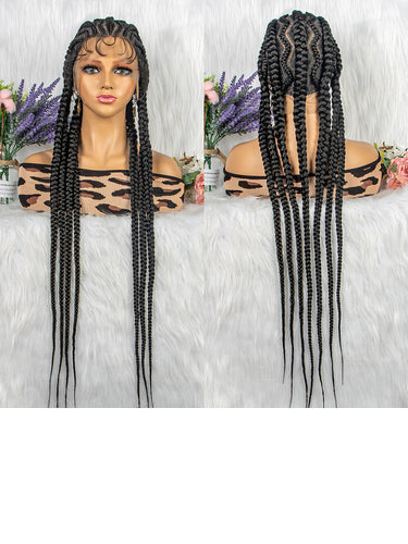 100% Hand-Braided LACE Braided Wigs -IshoWigs