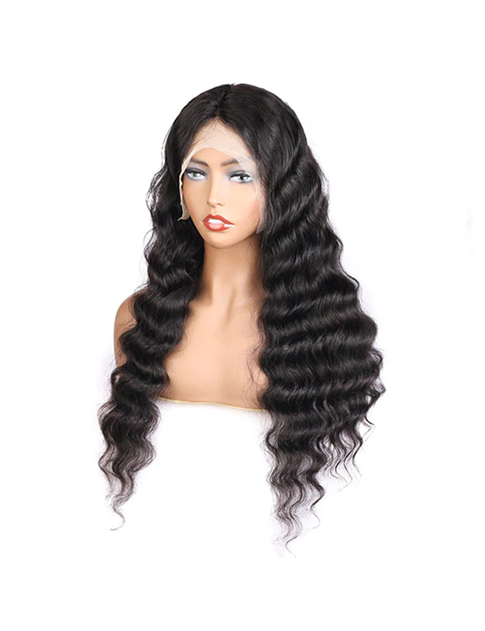 Glueless Loose Deep Wave Wig 13x6 HD Lace Front Wig 200% Density Brazilian Human Hair Wigs