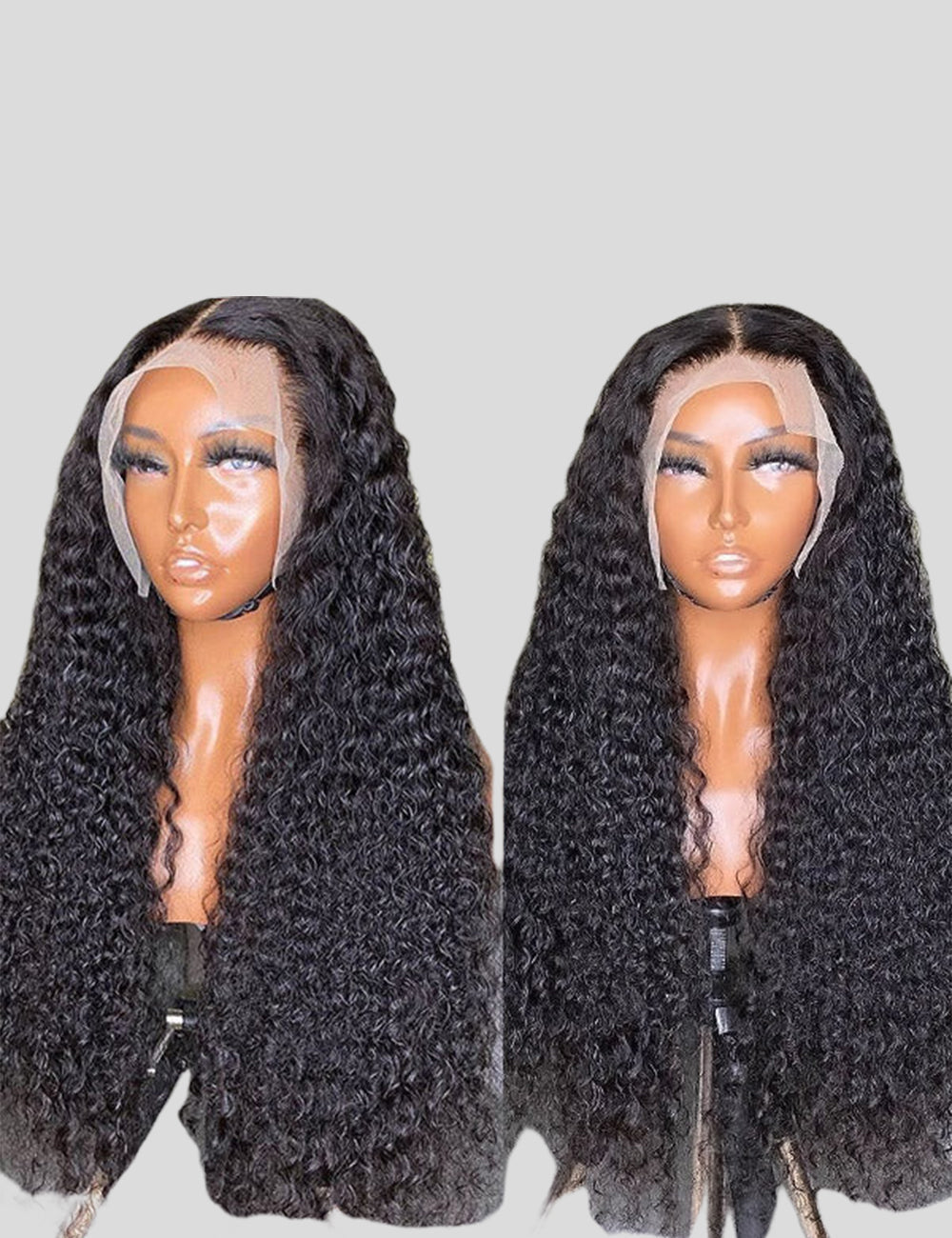 Kinky Curly Lace Front Wigs 13x4 Lace Frontal Wig Curly Hair HD Transparent Human Hair Wigs