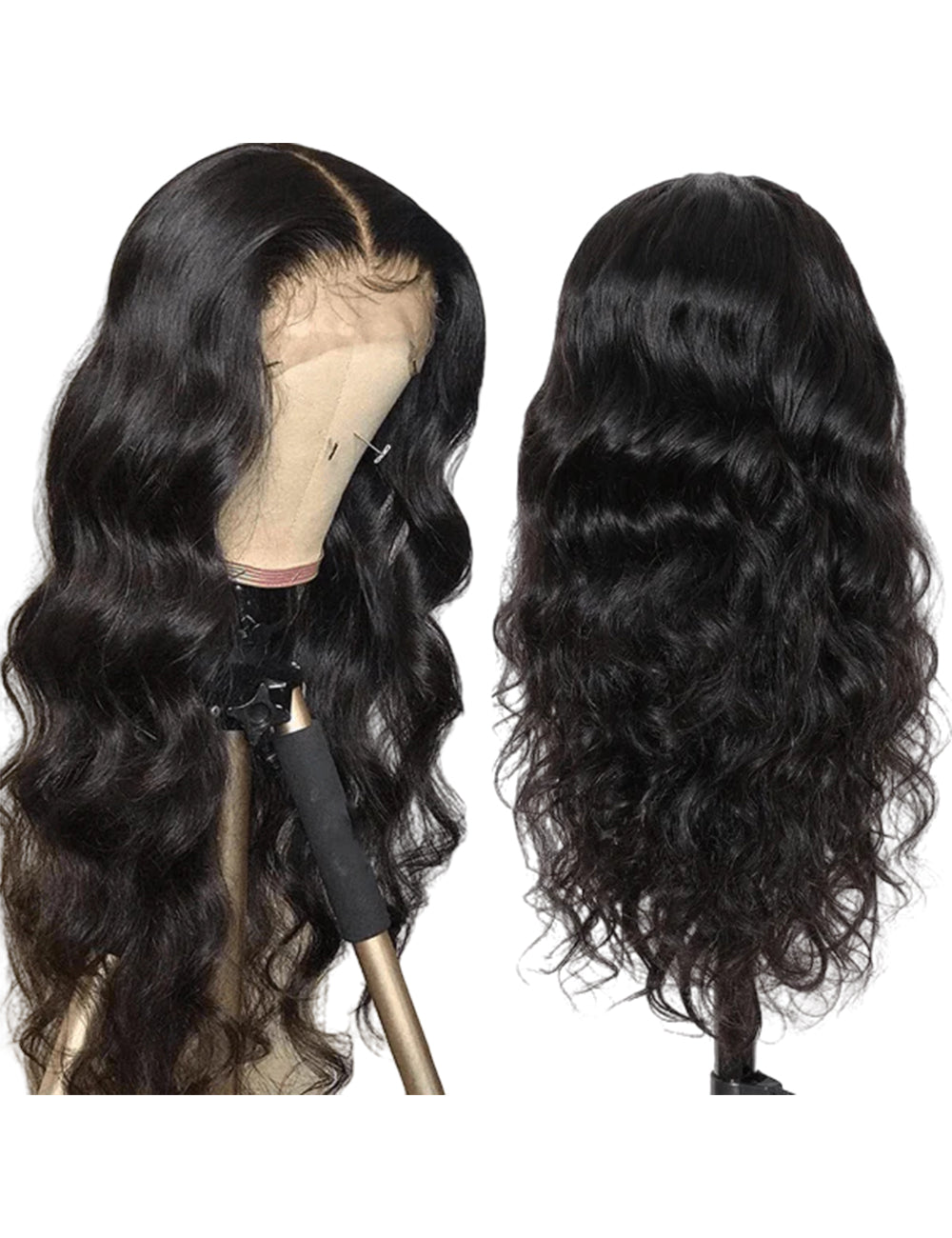 Body Wave Wig 13x4 Lace Frontal Wig HD Transparent Lace Wig Long Glueless Human Hair Wigs 32 Inch