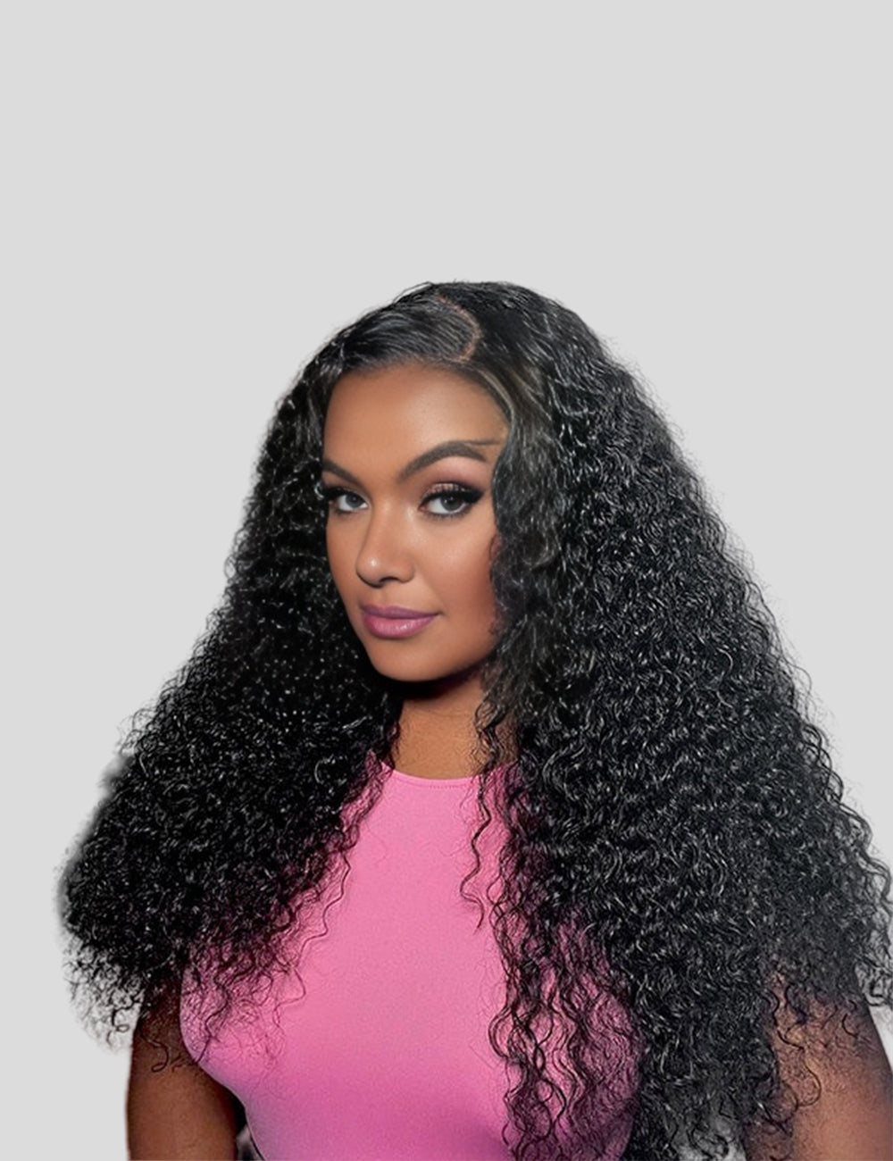 Invisible Knots Kinky Curly Wear Go Wig 13x6 HD Lace Frontal Wigs Pre Cut Wigs Pre Plucked