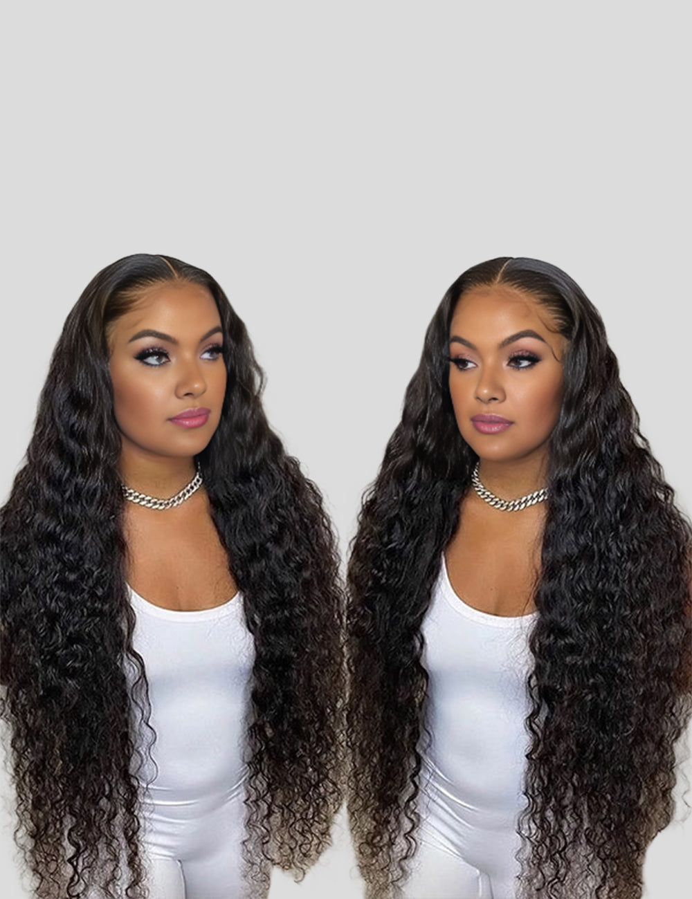 Long HD Undetectable 32&quot; 34&quot; 36&quot; 38&quot; 40&quot; Glueless Human Hair Wigs, 180% Density 13x4 Straight Body Wave Loose Deep Wave Curly Lace Front Wig