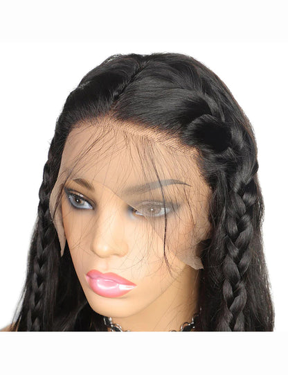Full Lace Human Hair Wigs With Baby Hair Malaysian Body Wave Lace Frontal Wigs 360 Lace Front Wig