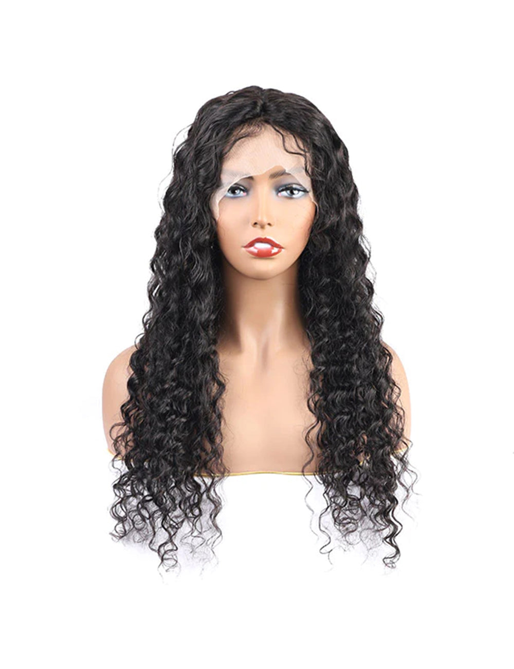 Deep Wave Lace Front Wig HD Transparent Lace Wig 13x4 Lace Frontal Wigs 200% Density