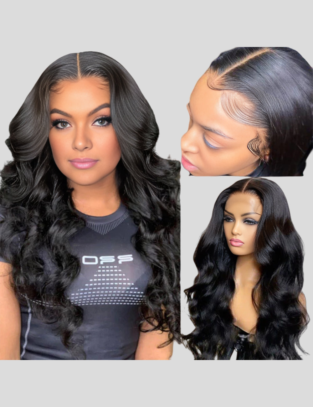 Overnight Shipping 13x4 Lace Frontal Wig Brazilian Body Wave Lace Front Human Hair Wigs