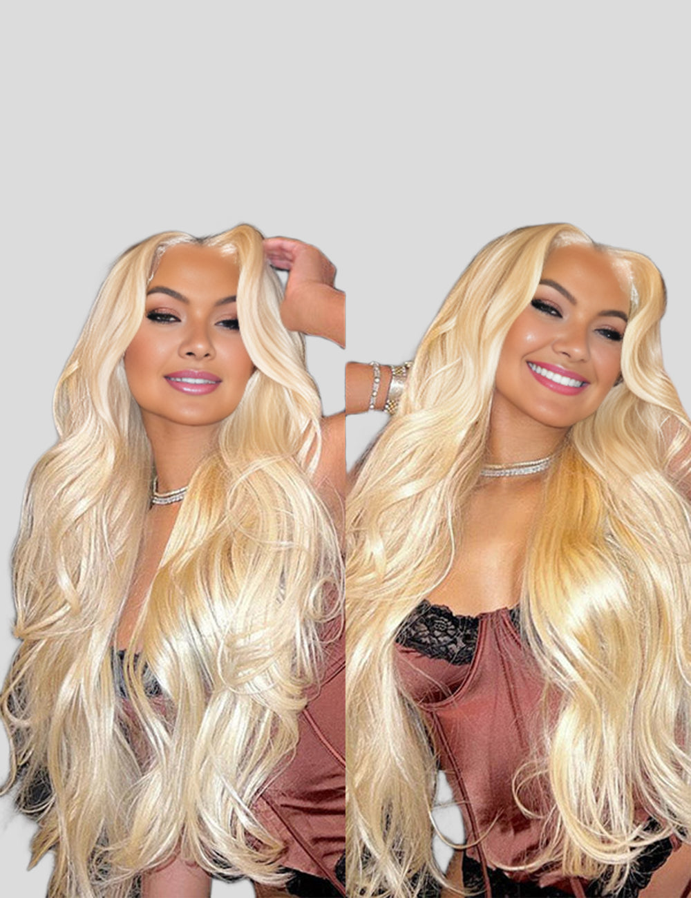 613 Body Wave Wig 13x4 HD Lace Front Wig Blonde Lace Frontal Wig