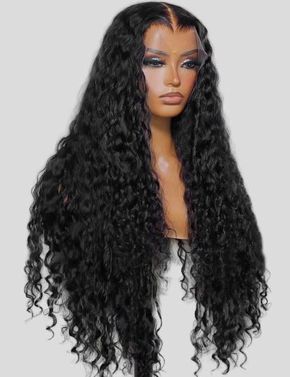 Water Wave Full Lace Wigs With Pre Plucked HD 360 Full Wigs With Natural Hairline