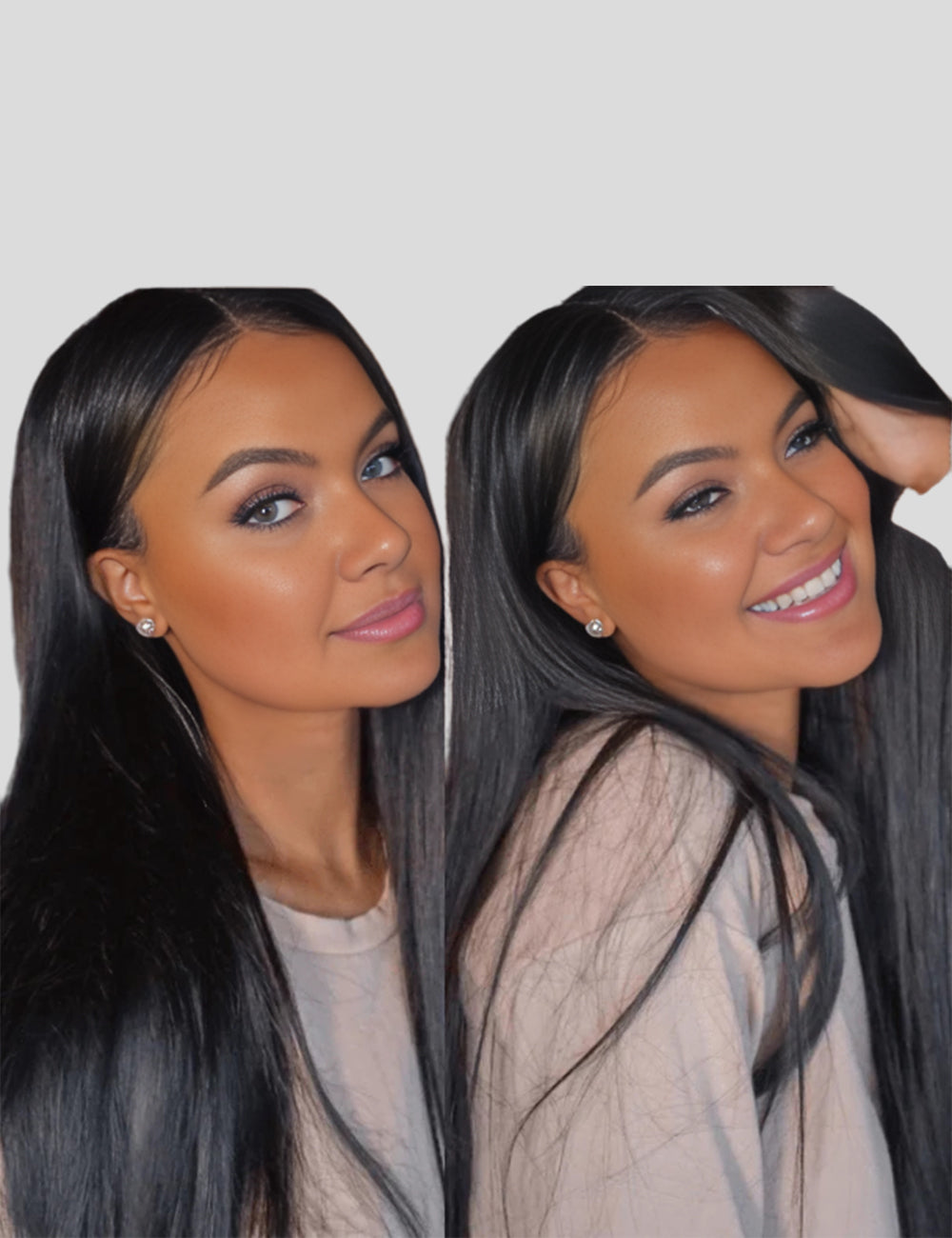 Straight Lace Front Wigs Virgin HD Glueless Human Hair Wigs 13x4 Transparent Lace Frontal Wig