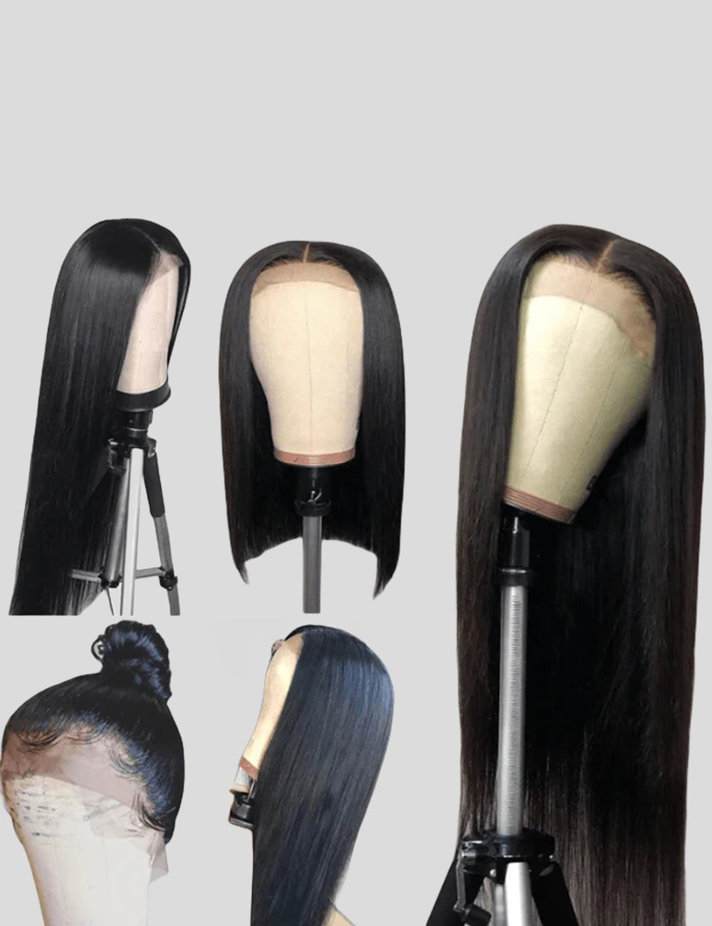 Brazilian Hair 360 Lace Frontal Wigs With Baby Hair Straight HD Human Hair Wigs