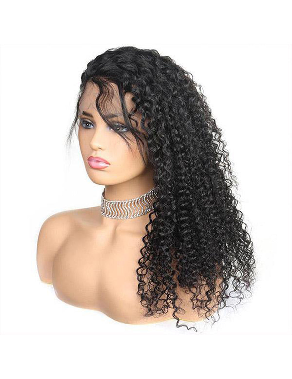 Brazilian Curly Hair Wig 4x4 Lace Closure Wig 250% Density Kinky Curly Human Hair Lace Wigs