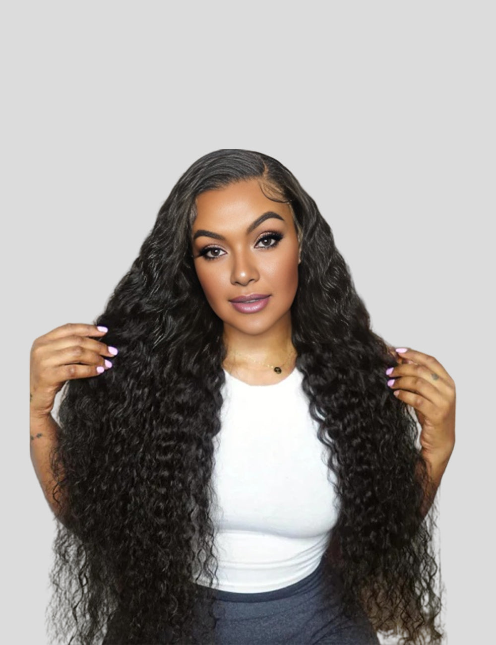 Water Wave Lace Front Wig 13x6 HD Lace Frontal Wig 40 Inch Glueless Human Hair Wigs