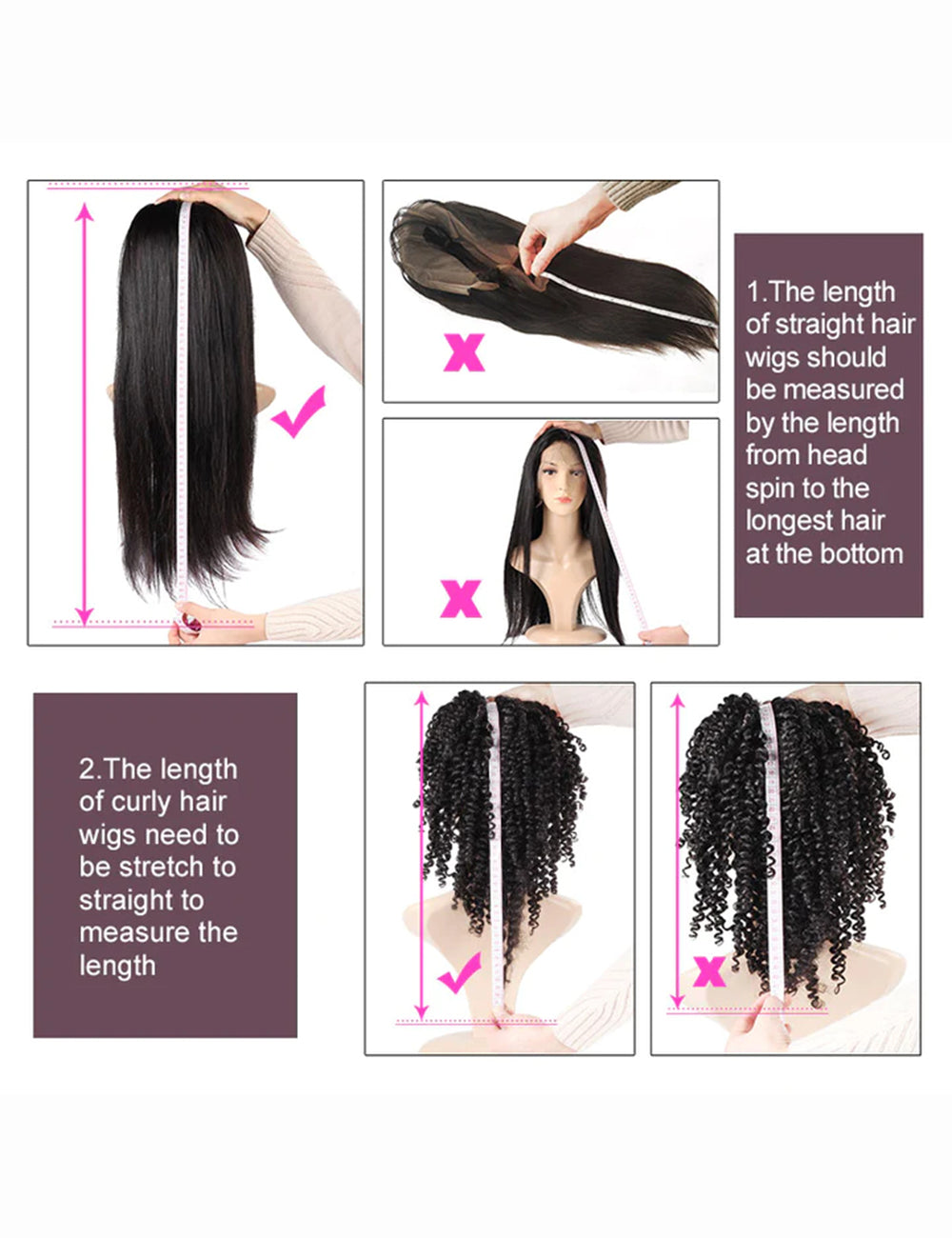 30 Inch Brazilian Deep Wave Closure Wigs 4x4 Lace Closure Wigs 250% Density Human Hair Wig