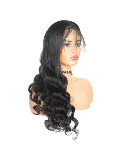 Loose Wave Lace Front Wig Pre Bleached Wigs 13x4 HD Transparent Lace Wig with Baby Hair 30 Inch Human Hair Wig