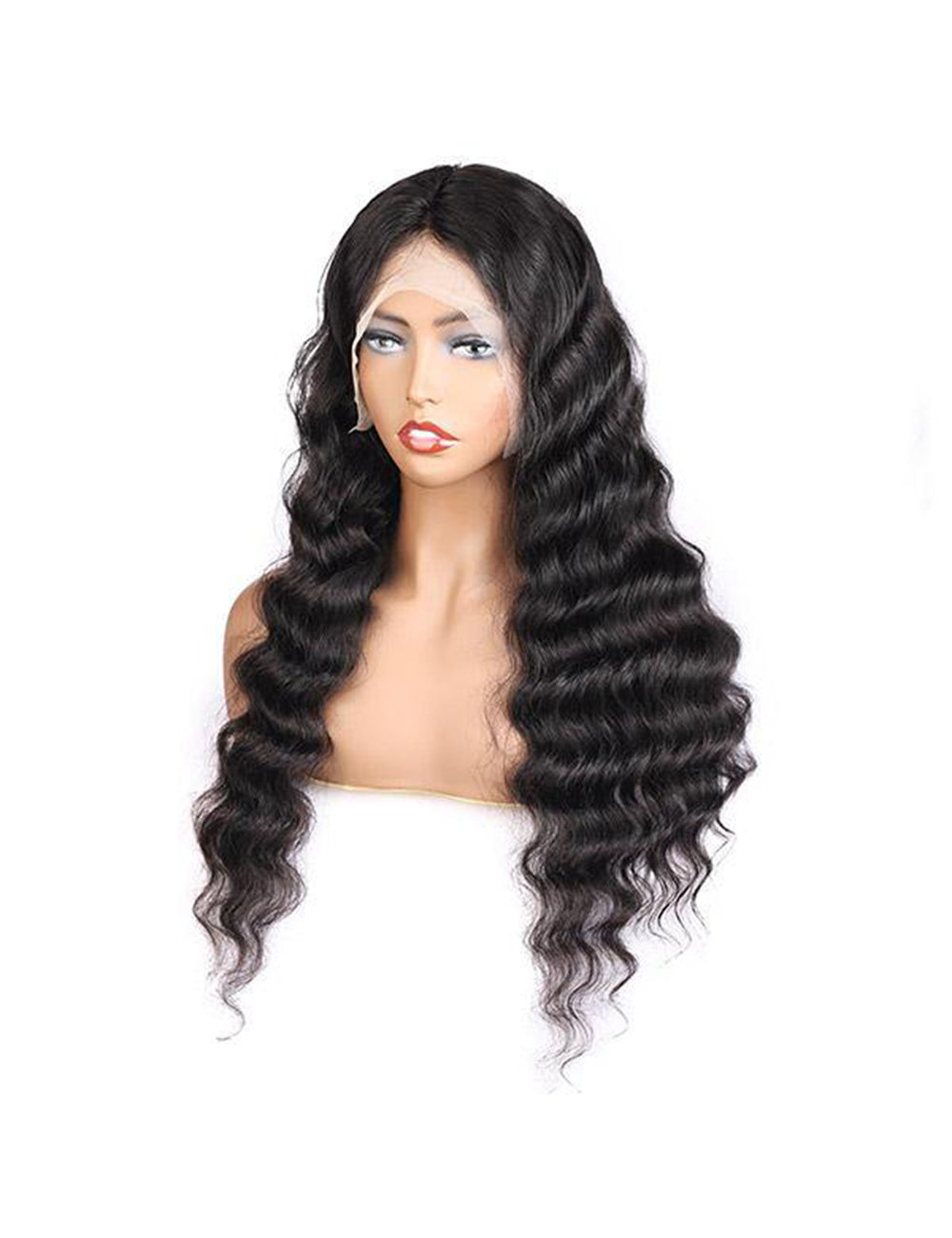 Loose Deep Wave Lace Front Wig 13x4 Lace Frontal Wig 200% Density HD Transparent Lace Wig Malaysian Remy Human Hair Wigs