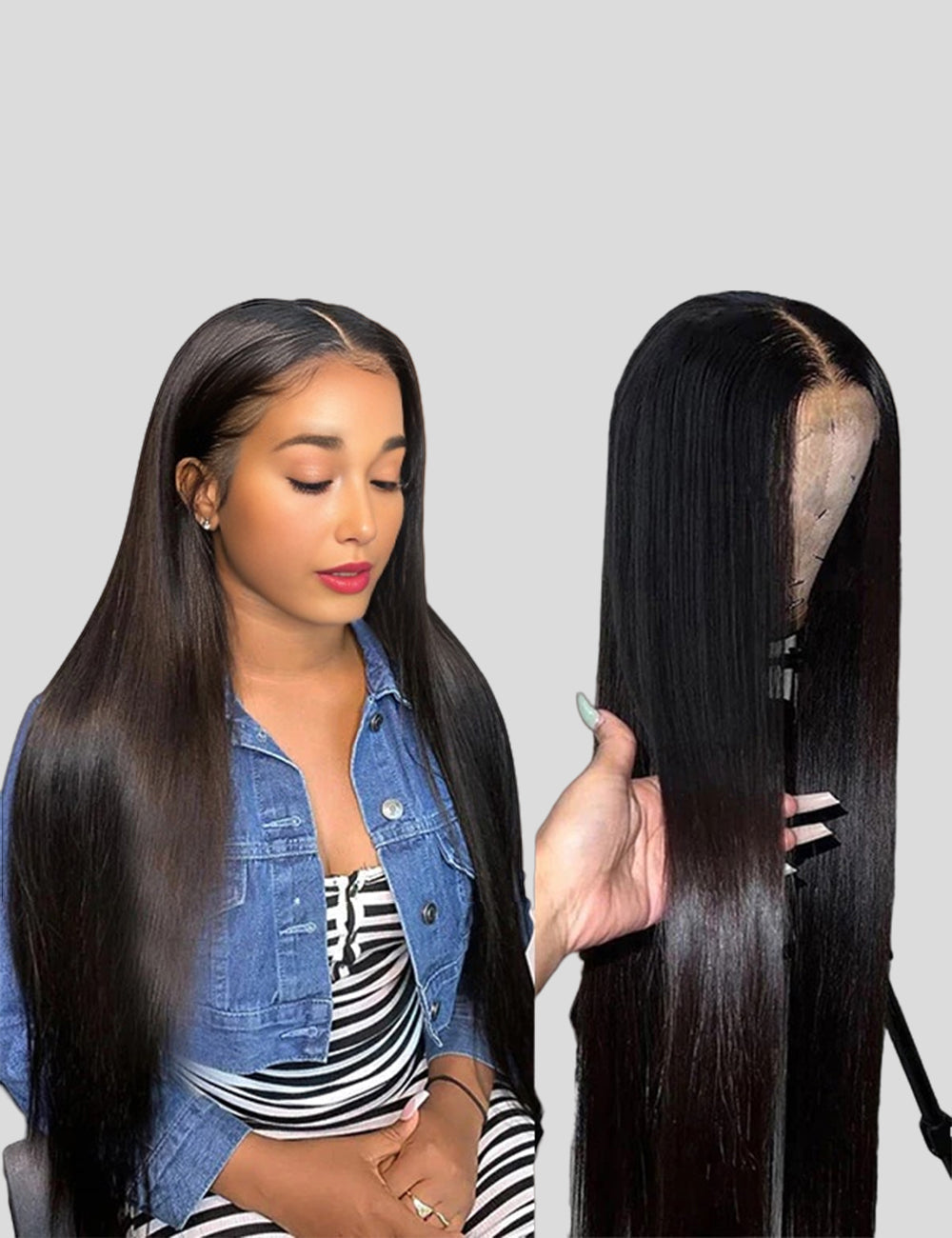 HD Lace Wigs Straight Human Hair Wigs 13x4 Lace Frontal Wigs HD Invisible Lace Wig