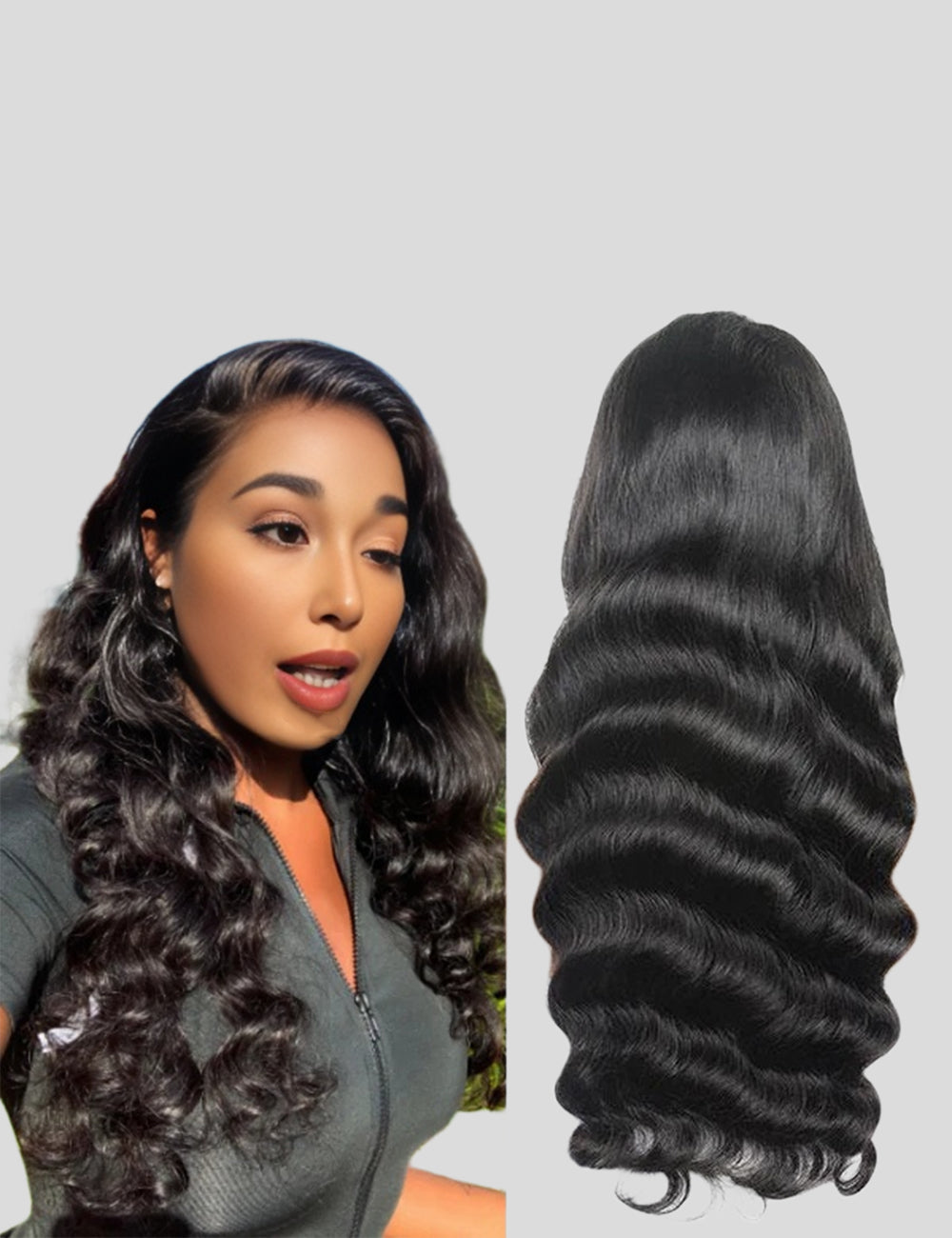 Loose Wave Wig 4x4 HD Lace Closure Wig 250% Density Brazilian Human Hair Wigs