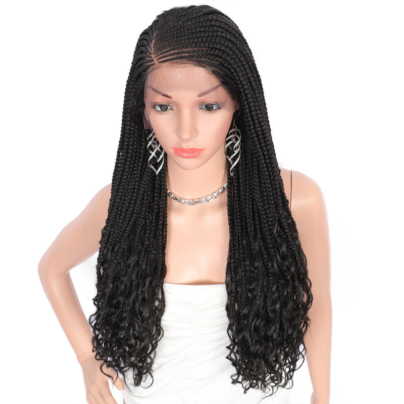 24 Inches 13X5 Lace Frontal Goddess Box Braids Wigs