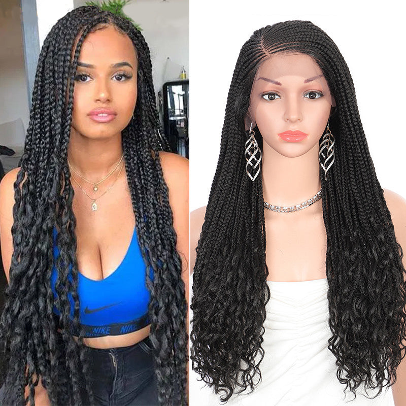 24 Inches 13X5 Lace Frontal Goddess Box Braids Wigs