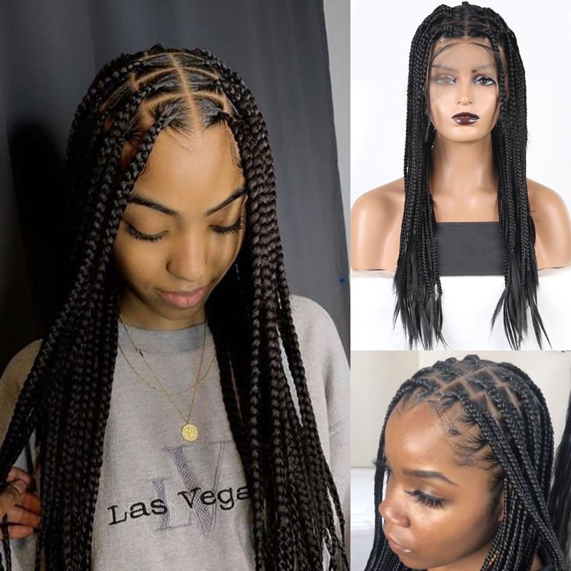 New Arrival-Long Hair Braided Wig With Baby Hair