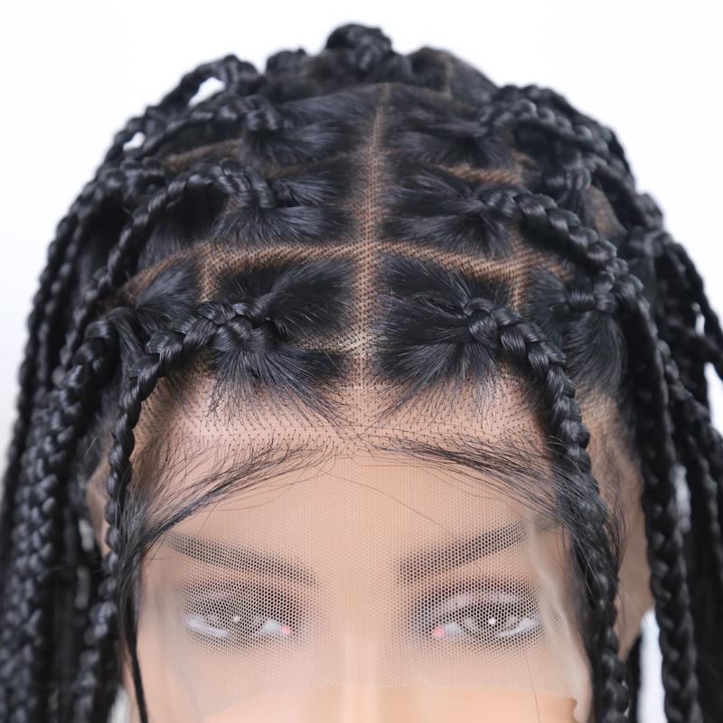 New Arrival-Long Hair Braided Wig With Baby Hair