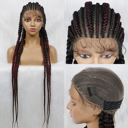 100% Hand-Braided FULL LACE Braided Wigs -IshoWigs