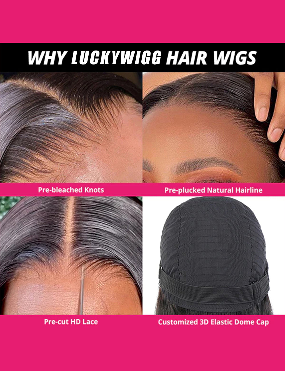 Invisible Knots Body Wave Short Bob Wig 5x5 HD C Part Lace Closure Wigs Wear And Go Pre Cut Wigs