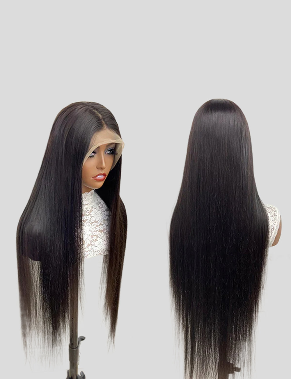 Straight Lace Front Wigs Brazilian Human Hair Wigs 13x4 HD Lace Frontal Wig With Baby Hair