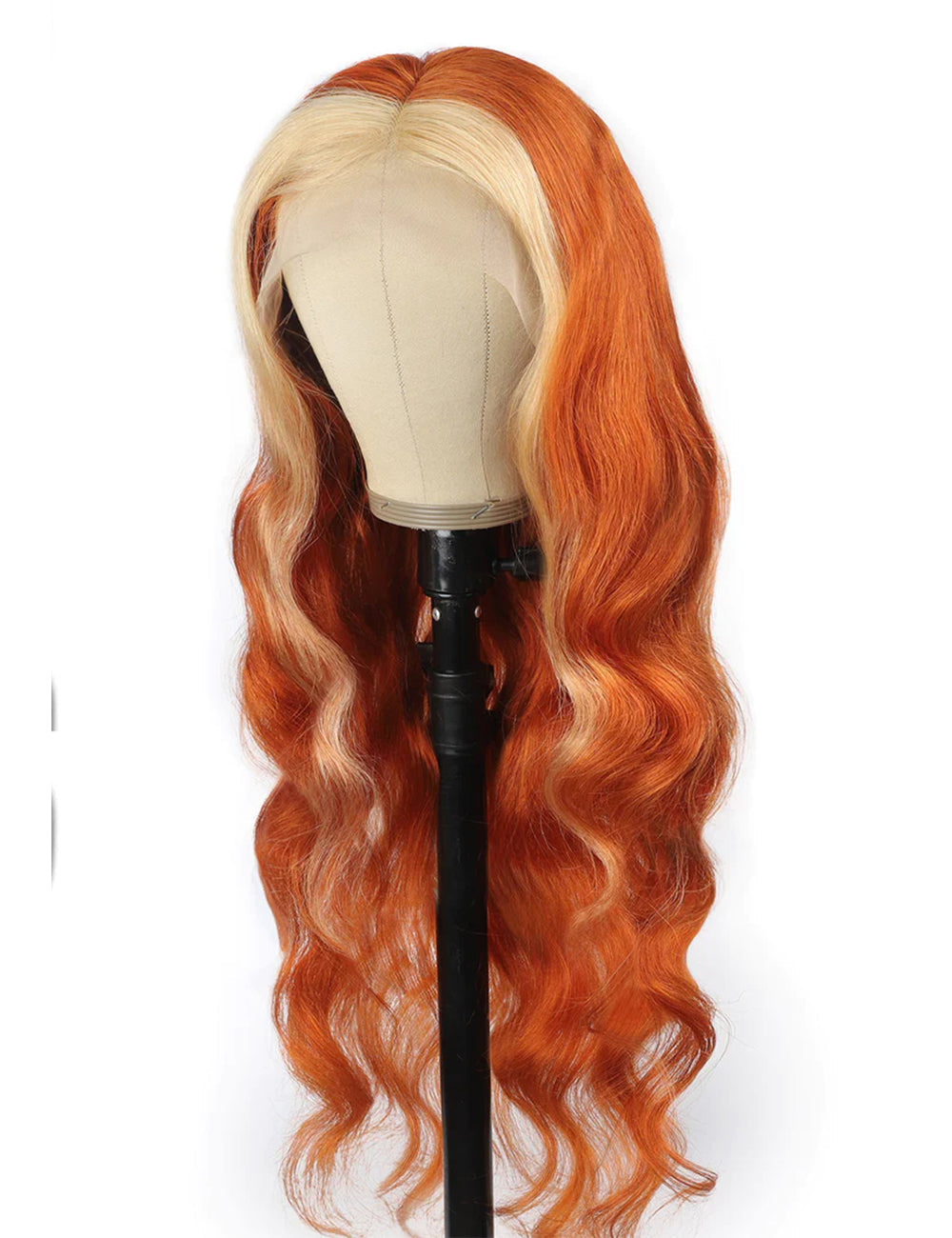 Ginger Blonde Lace Front Wig Body Wave Human Hair Wigs 200% Density HD Lace Wigs